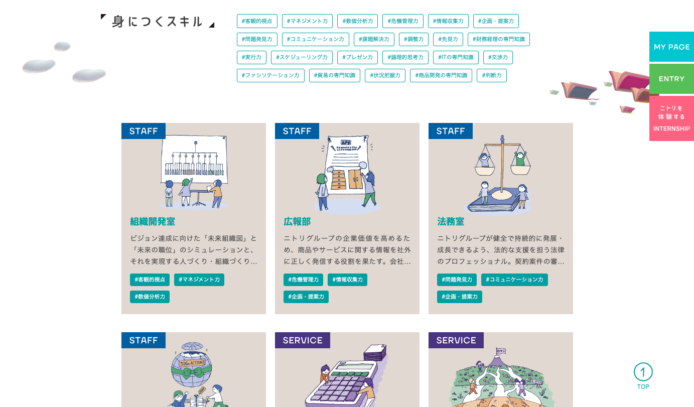 株式会社ニトリ_部署紹介