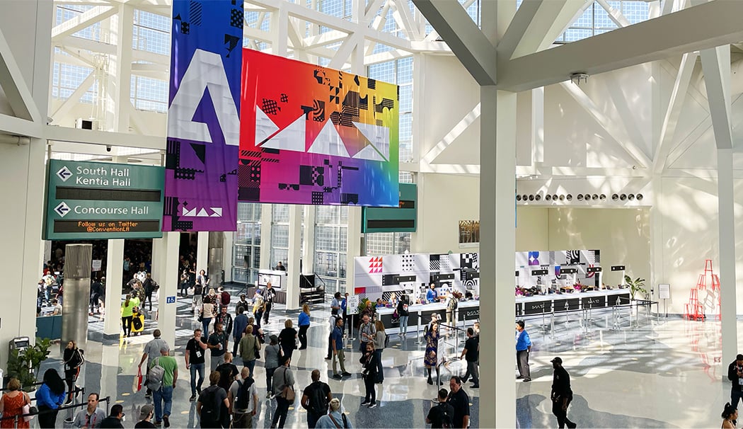 Adobe MAX はAdobe会場