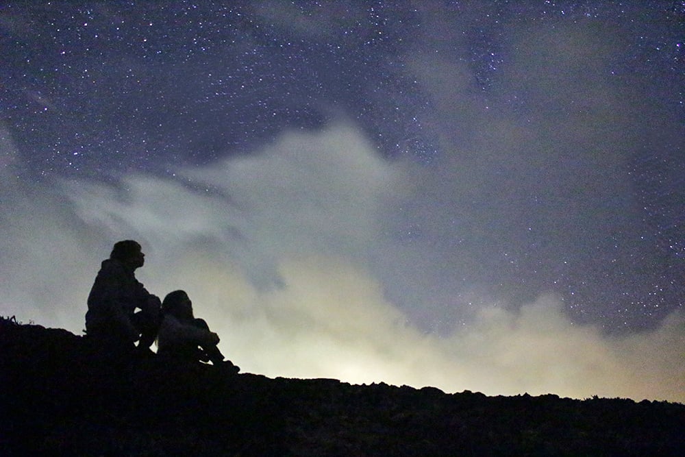 白鳥崎の満天の星空