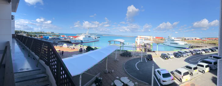 宮古島オフィスから見た風景