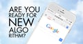 ARE YOUREADY FORNEW ALGO RITHM？